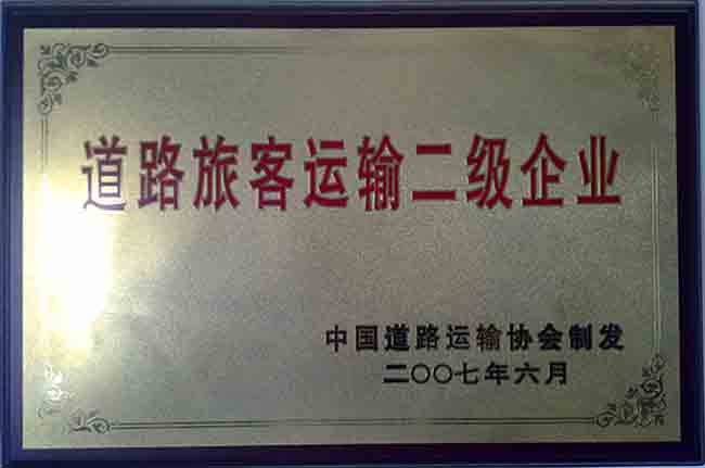 8-2007年道路運輸二級企業